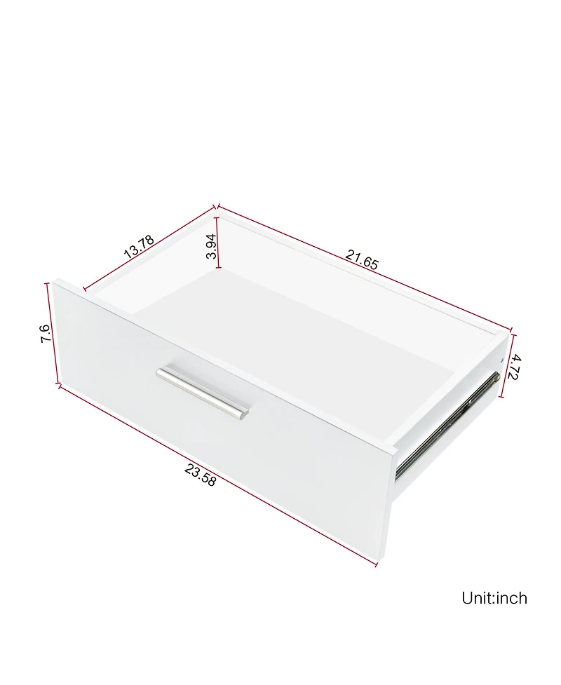 Slickblue 8-Drawer Double Dresser for Bedroom – Spacious and Stylish Storage Solution