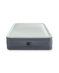 Intex PremAire I Fiber-Tech Elevated Airbed Mattress with Built-In Pump, Queen