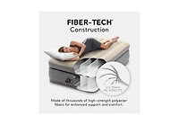 Intex Dura Beam Plus Fiber-Tech Elevated Air Mattress with Built-In Pump, Twin