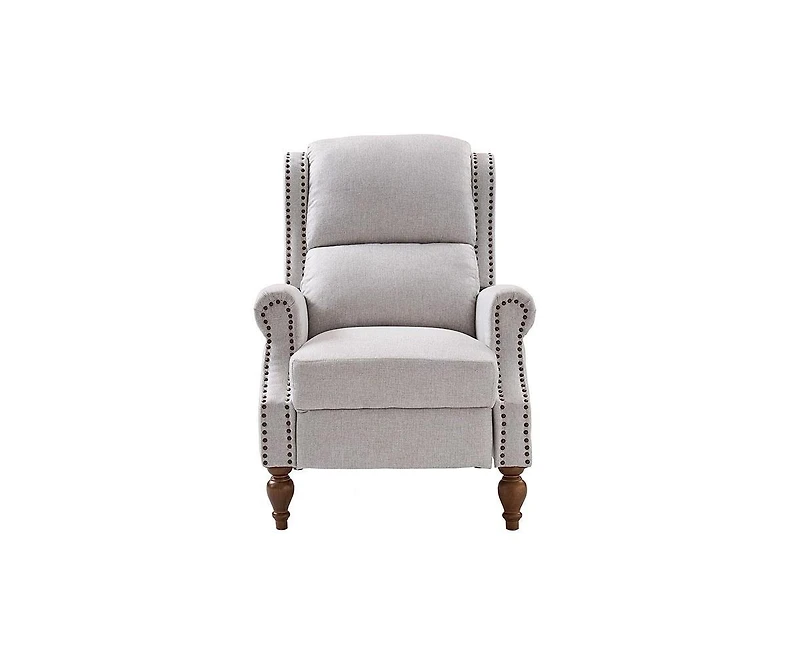 Alvin Traditional Manual recliner With Wingback
