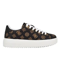 Guess Women's Denesa Treaded Platform Lace-Up Sneakers