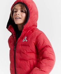 Jordan Big Kids Welded Full-Zip Hooded Puffer Jacket