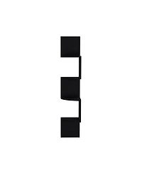 Roy Corner Floating Shelf, Modern 4-Tier Display