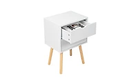 Slickblue Simple and Modern White Cabinet for Sleek Storage