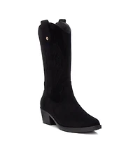 Women's Italian Western Suede Boots By Xti