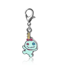 Disney Stitch Interchangeable Diy Charm Necklace Set - Giftable Ohana, Angel, Stitch, Scrump