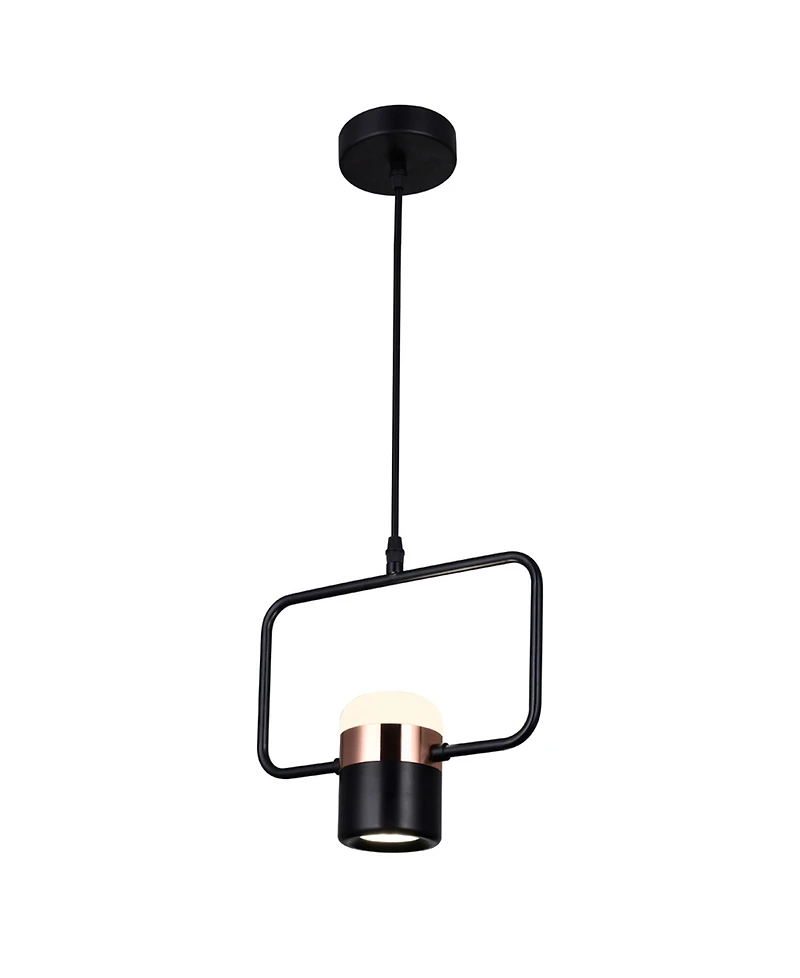 Cwi Lighting 12" Metal Moxie Led Down Mini Pendant