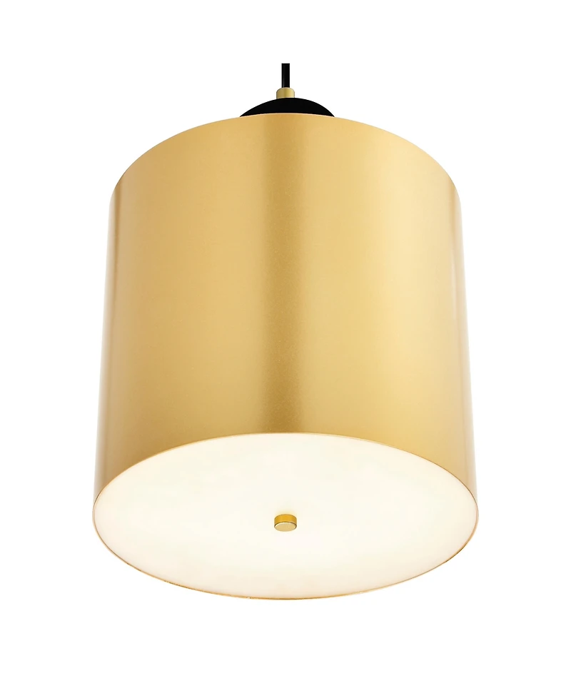 Cwi Lighting 12" Metal Saleen Led Mini Pendant
