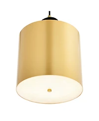 Cwi Lighting 12" Metal Saleen Led Mini Pendant