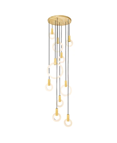 Cwi Lighting 96" Metal Anello Led Pendant