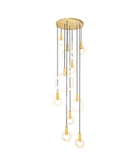 Cwi Lighting 96" Metal Anello Led Pendant