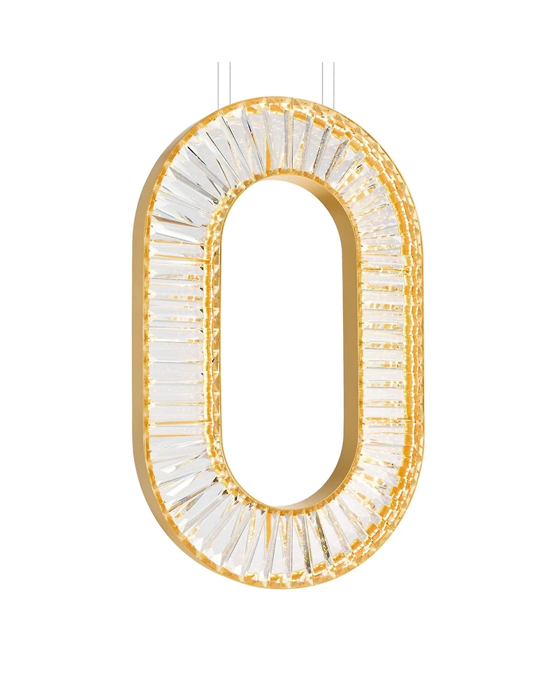Cwi Lighting 30" Metal Bjoux Led Chandelier