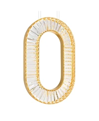 Cwi Lighting 30" Metal Bjoux Led Chandelier