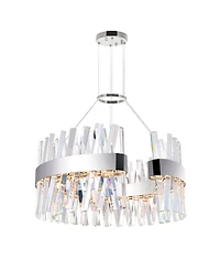 Cwi Lighting 14" Metal Glace Led Chandelier