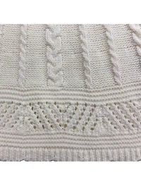 Blueberi Boulevard Infant and Toddler Fit-and-Flare Cabled Sweater Dress