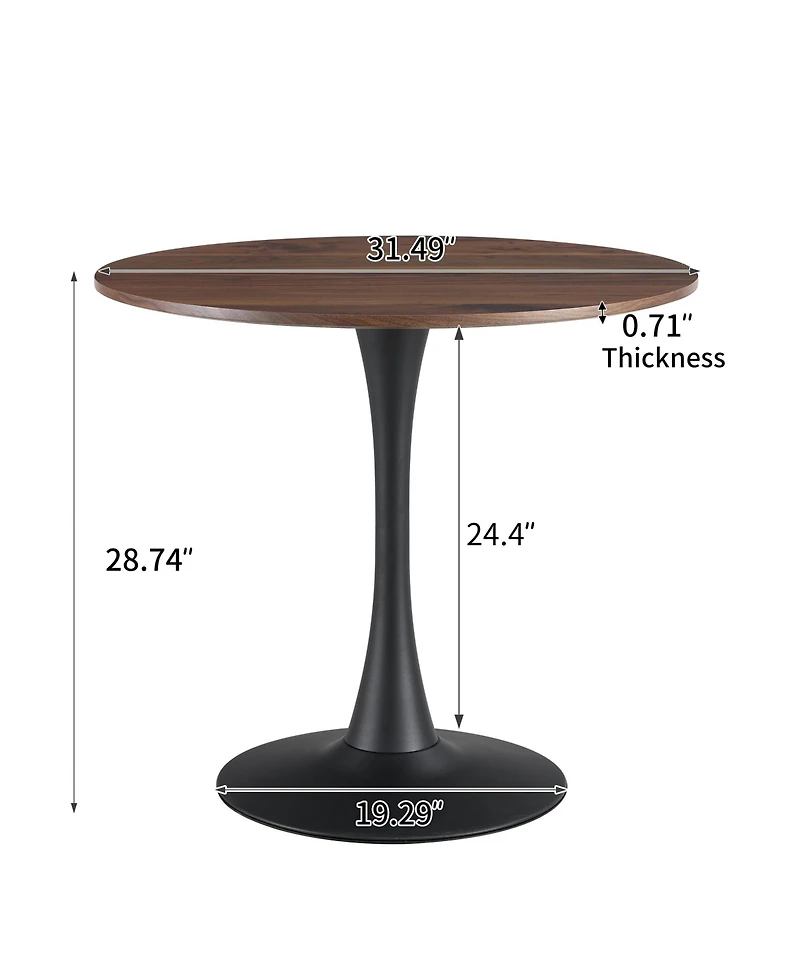 Slickblue Stylish Tulip Dining Table for Modern and Elegant Dining Experiences
