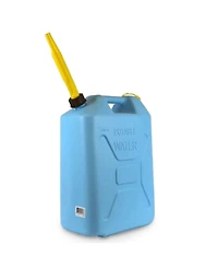 Scepter 5 Gal Military Style Water Can Container with Reversible Spout, 4 Pack