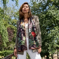 Sara - Long Satin Silk Scarf for Women