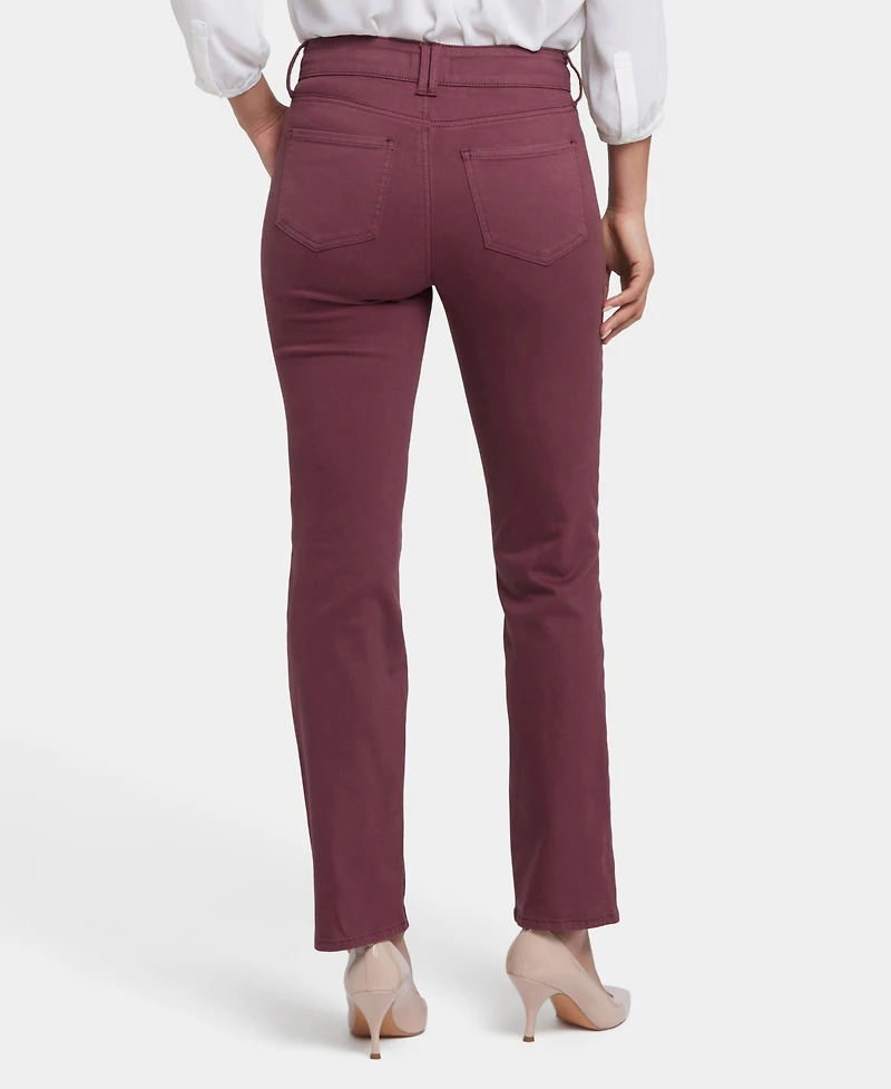 Nydj Women's High Rise Marilyn Straight Jeans