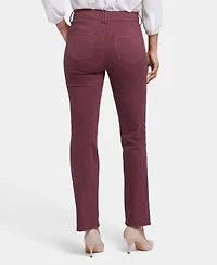Nydj Women's High Rise Marilyn Straight Jeans