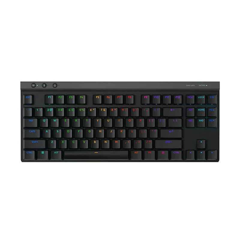 Logitech G515 Lightspeed Tenkeyless Wireless Low Profile Gaming Keyboard with Tactile Switches - Black