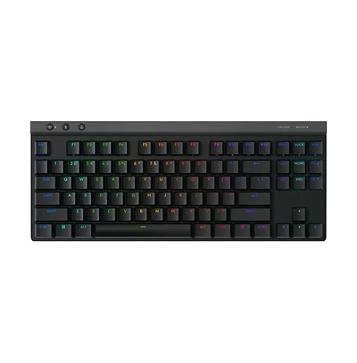 Logitech G515 Lightspeed Tenkeyless Wireless Low Profile Gaming Keyboard with Tactile Switches - Black