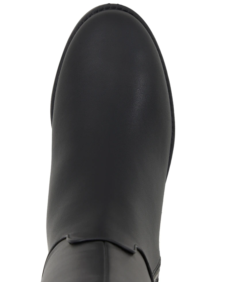 Aldo Women's Aahliyah Almond-Toe Knee-High Zip Boots