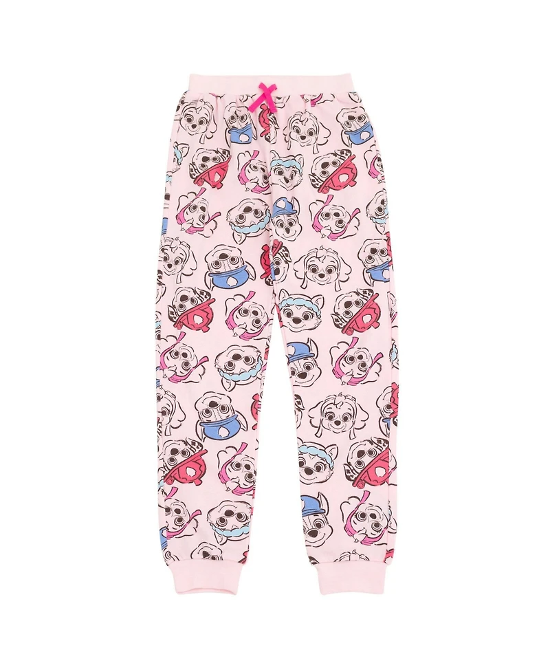 Paw Patrol Little Girls Fleece Cosplay Pullover Hoodie and Jogger Pants Outfit Set to (2T - 10-12