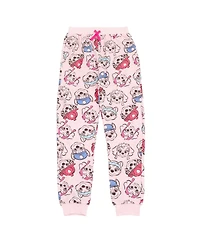 Paw Patrol Little Girls Fleece Cosplay Pullover Hoodie and Jogger Pants Outfit Set to (2T - 10-12