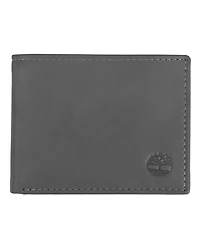 Timberland Men's Cloudy Passcase Leather Wallet