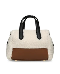 Anne Klein Sherpa Mini Satchel Bag