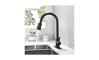 Single Handle High Arc Pull-Out Kitchen Faucet for Modern Kitchens