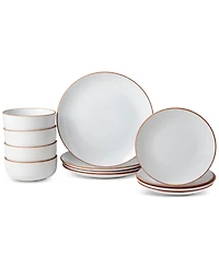 Infuse 12 Pc. Stoneware Dinnerware Set, Service for 4