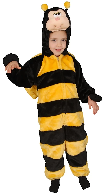 Dress Up America Honey Bee Jumpsuit Costume Set - Toddlers Boys & Girls
