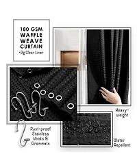 Clara Clark 27 Piece Complete Bathroom, Vanity & Shower Accessories Set - Grey