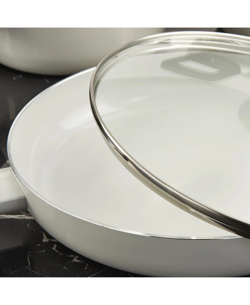 BergHOFF Leo Glints 2pc Nonstick Ceramic Large Fry Pan Set, Spirit, Recycled