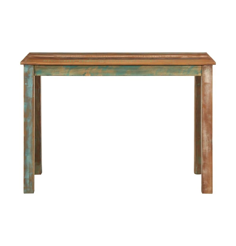 vidaXL Dining Table 43.3"x21.7"x29.9" Solid Wood Reclaimed