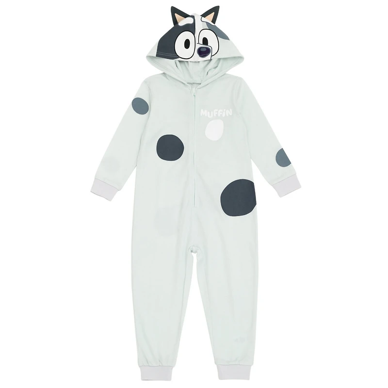 Bluey Toddler Boys Zip Up Cosplay Coverall