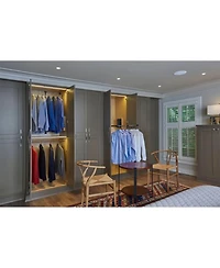 Rev-a-Shelf 26" - 35" Adjustable Pulldown Closet Rod, Chrome, Cpdr-2635