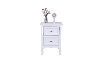 Slickblue 2-Piece Country Style Two-Tier Night Tables Set