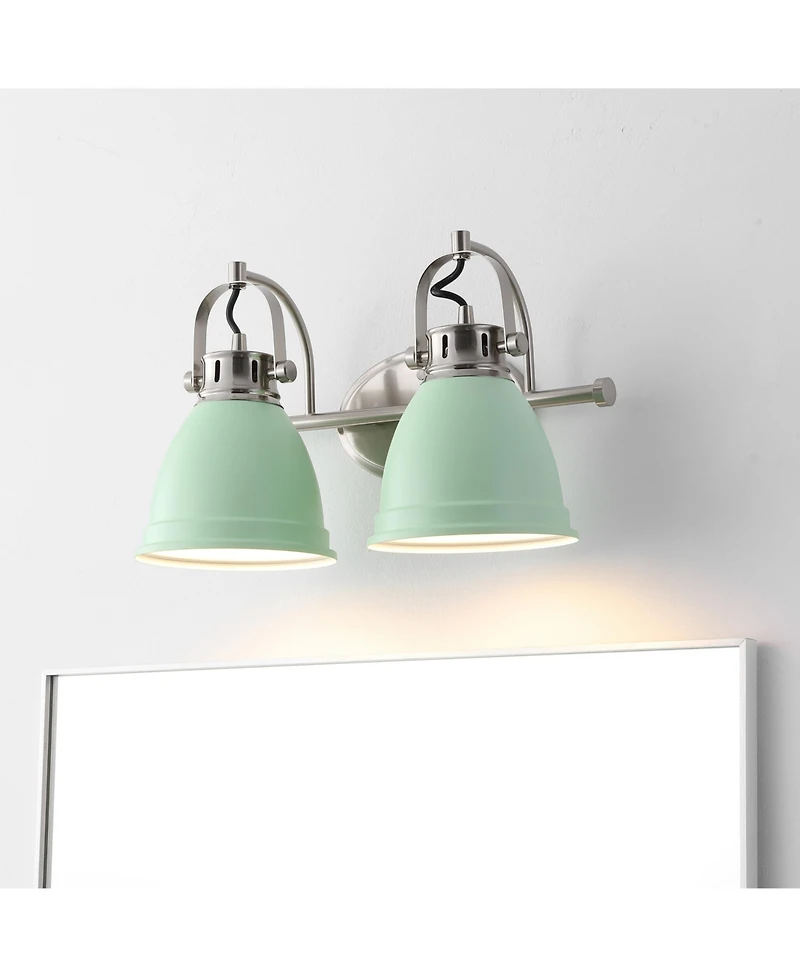 Jonathan Y Phineas -Light Adjustable Farmhouse Bohemian Iron Led Vanity Light