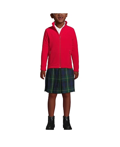 Lands' End Girls Full-Zip Mid-Weight Fleece Jacket