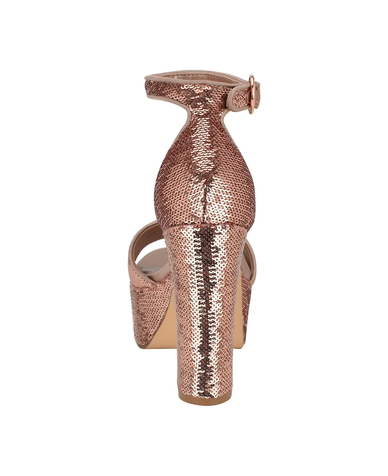 Guess Women's Seton Two-Piece Platform Dress Sandals