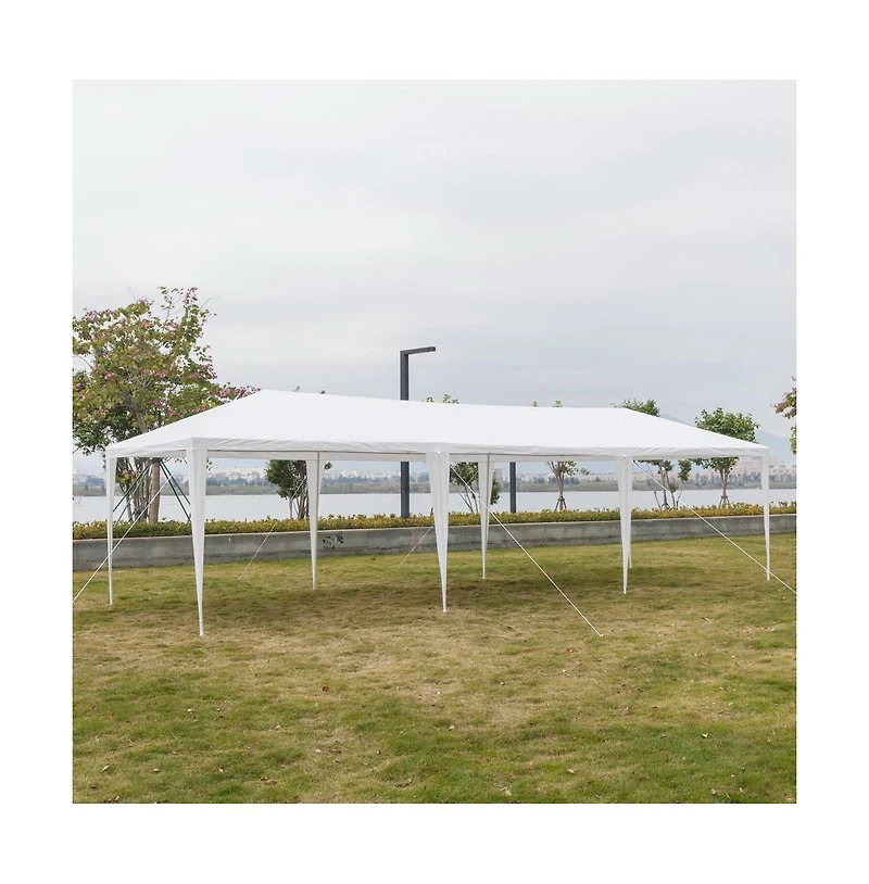 Slickblue Durable Outdoor Party Tent with Non-Cloth Pe and Sprayed Iron Pipe for Events