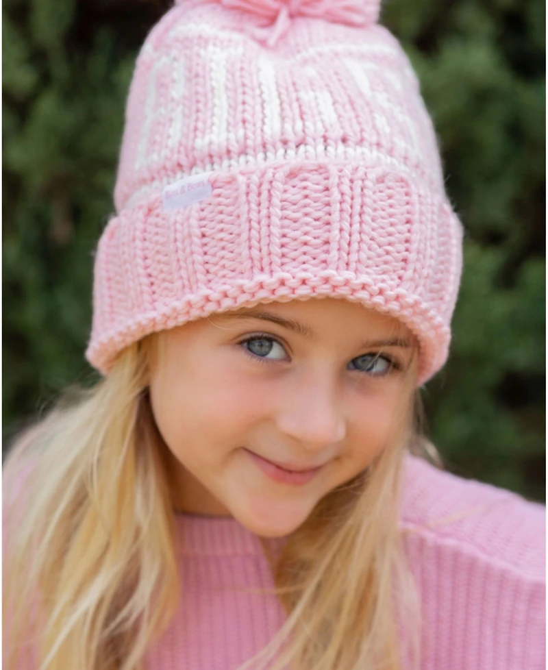 Bits & Bows Girls Big Sis Bobble Hat