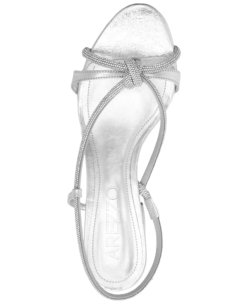 Arezzo Women's Leila Mid-Block Sandals