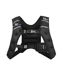 Sugift Workout Weighted Vest with Mesh Bag Adjustable Buckle-16 lbs