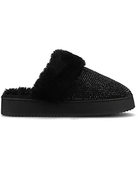Journee Collection Women's Emmber Rhinestone Platform Slippers