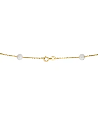 Effy Cultured Freshwater Pearl (5-7mm) 18" Collar Necklace in 14k Gold