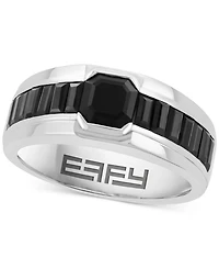 Effy Men's Onyx & Black Spinel (2-1/2 ct. t.w.) Ring in Sterling Silver